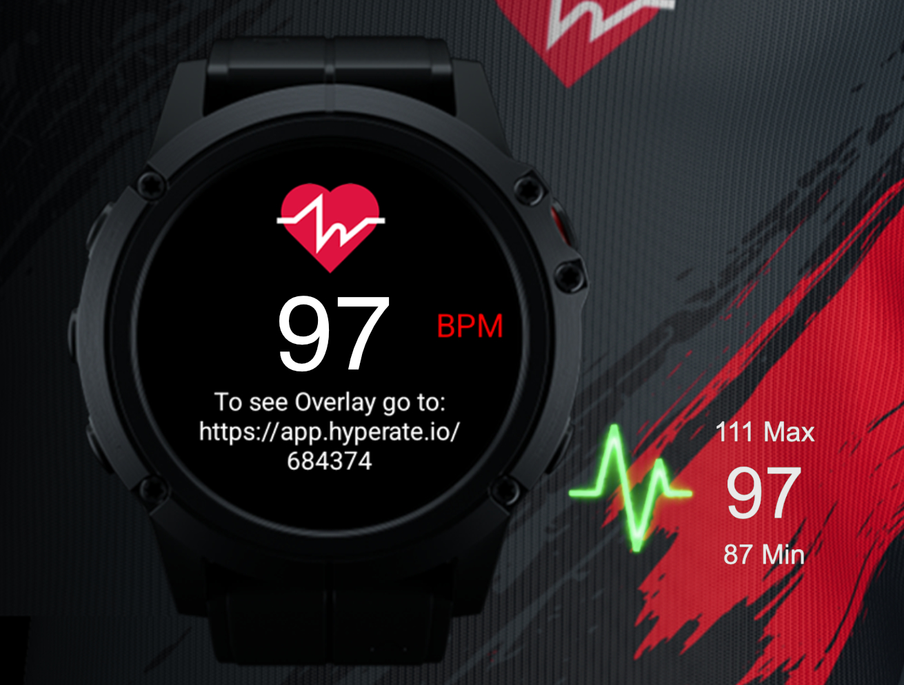 HypeRate Watch: Live Herzrate direkt von der Wear OS Smartwatch